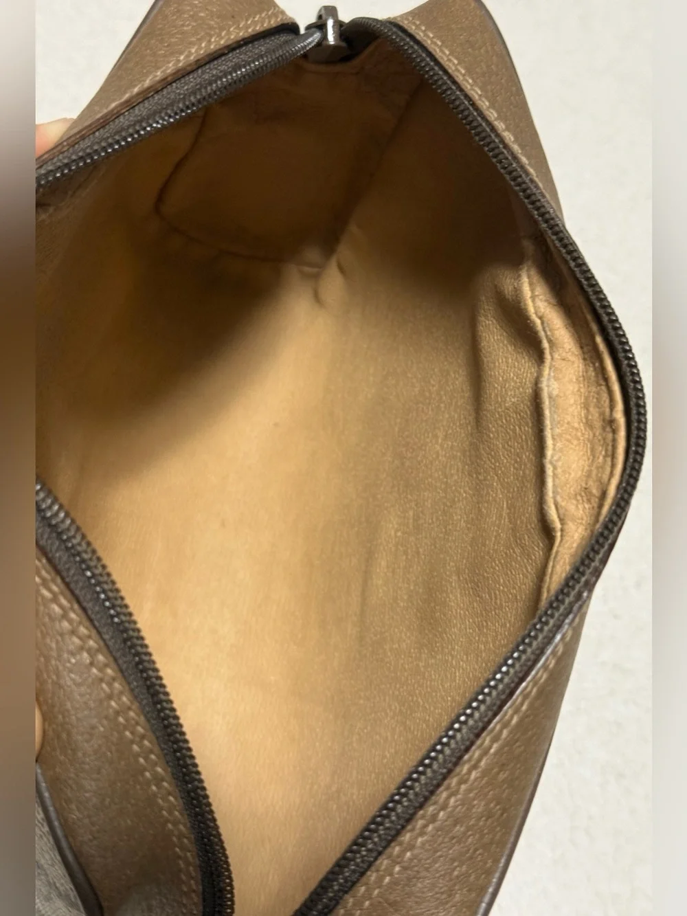 GUCCI Vintage GG Supreme Web Sherry Line Clutch Bag